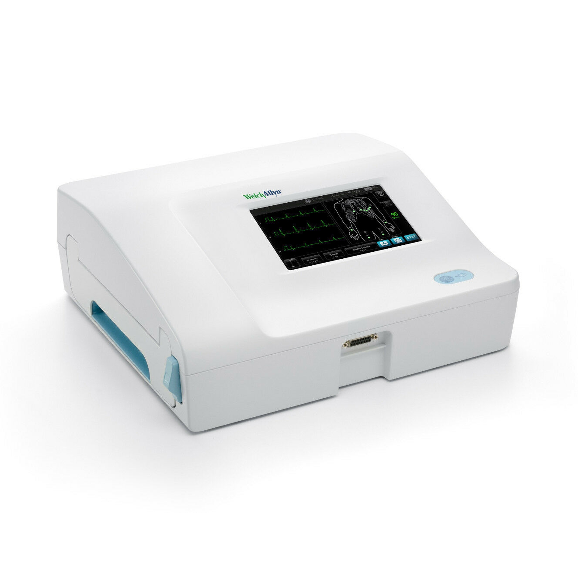 Electrocardiograph, CP 150 12-Lead Resting Electrocardiograph, Automatic ECG Interpretation, AHA ECG Cable w/ Disposable Electrodes, Color Touchscreen Display (1/EA) by Hillrom/Welch Allyn  ID CP150A-1ENB